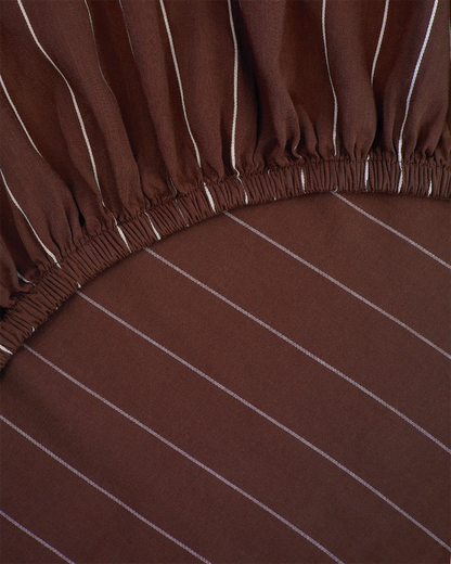 Fitted Sheet | Mahogany