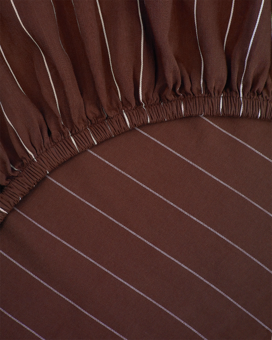 Fitted Sheet | Mahogany