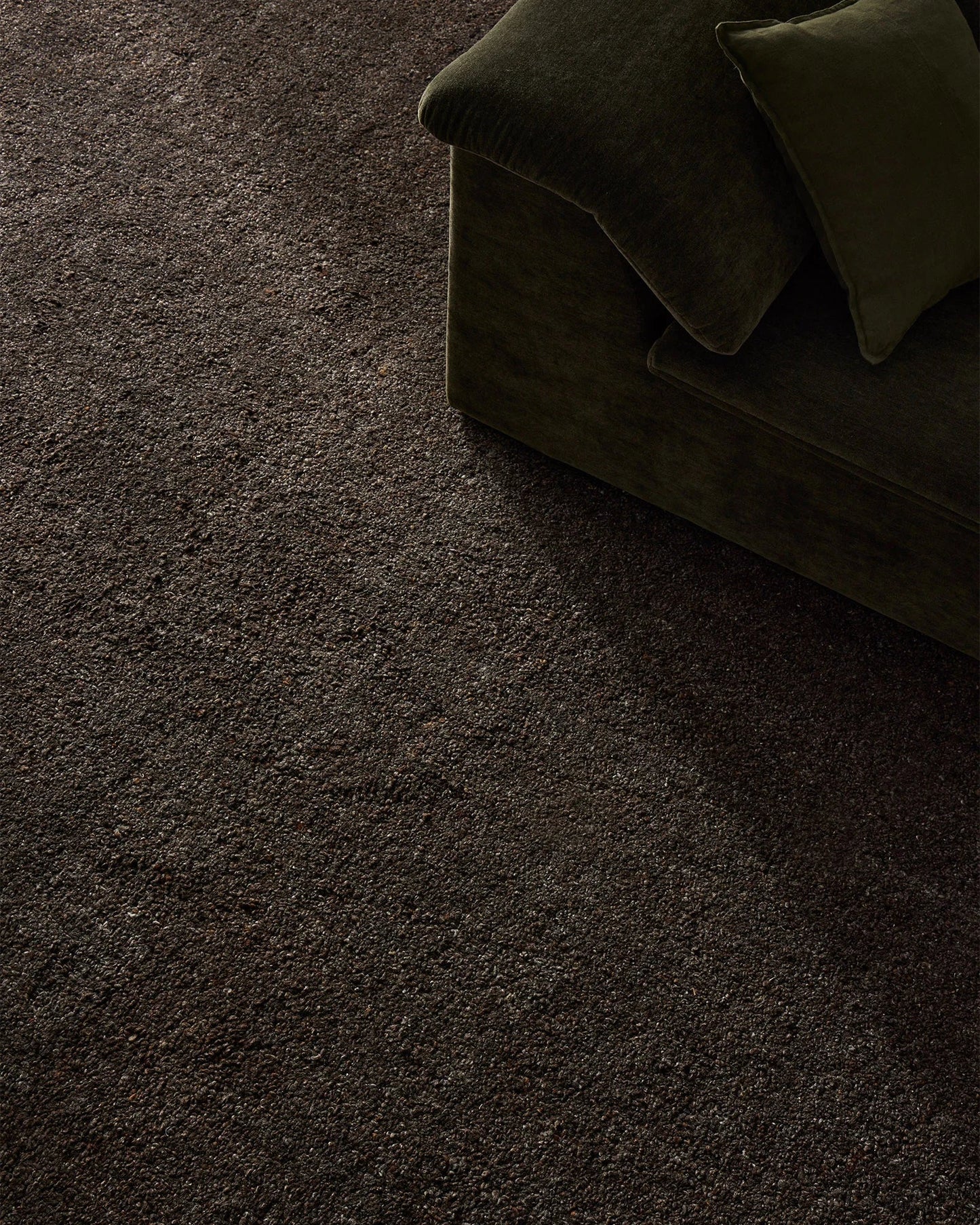 Marceau Wool Blend Floor Rug | Chocolate