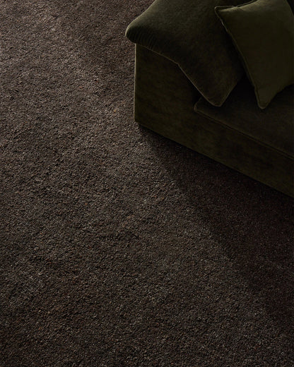 Marceau Wool Blend Floor Rug | Chocolate