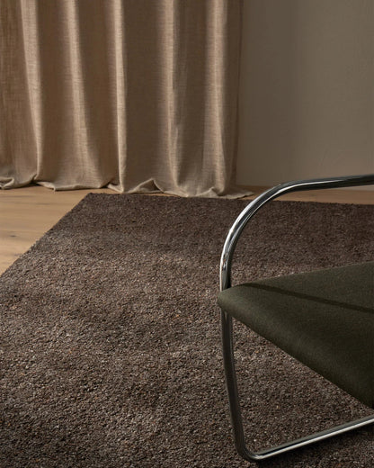 Marceau Wool Blend Floor Rug | Chocolate