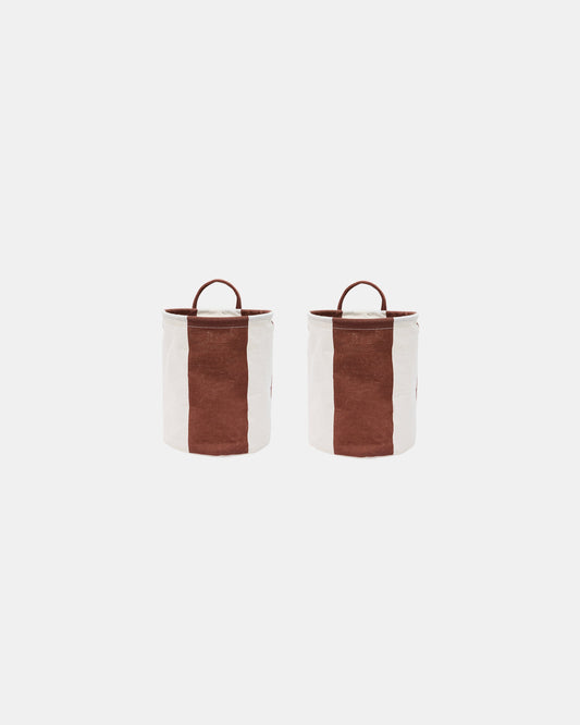 Kara Storage Basket Small Set of 2 | Nutmeg