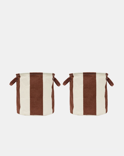 Kara Storage Basket Medium Set of 2 | Nutmeg