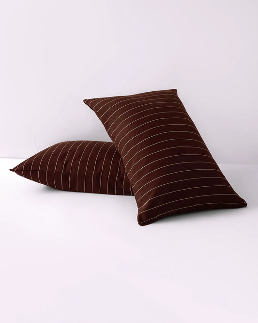 Pillowcase Pair | Mahogany