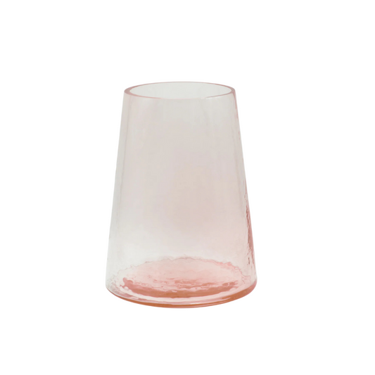 Recycled Glass Vase - Rose