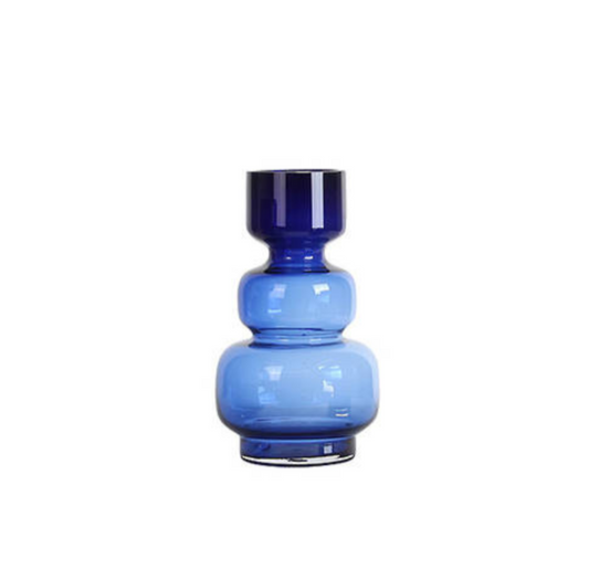 Blue Globe Vase Tall