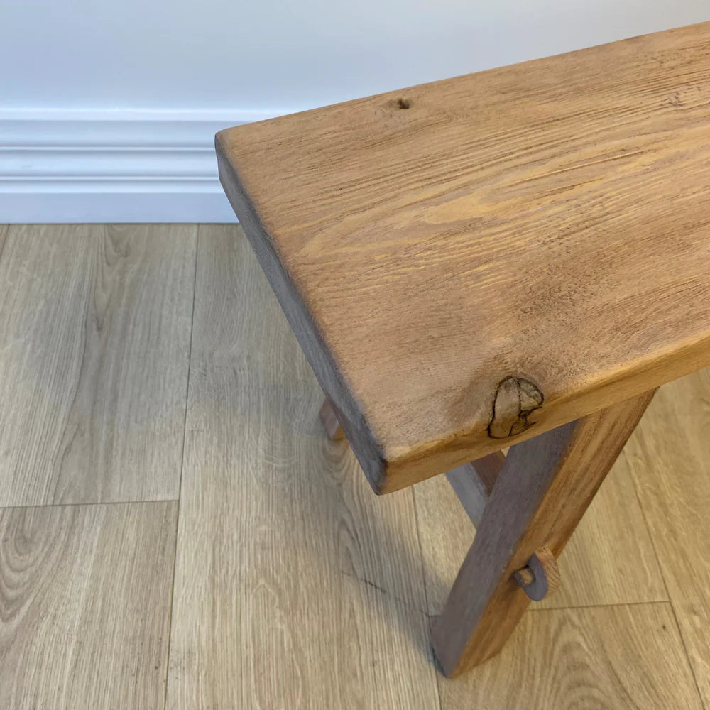 Reclaimed Wood Bench Medium | Natural