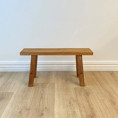 Reclaimed Wood Bench Medium | Natural