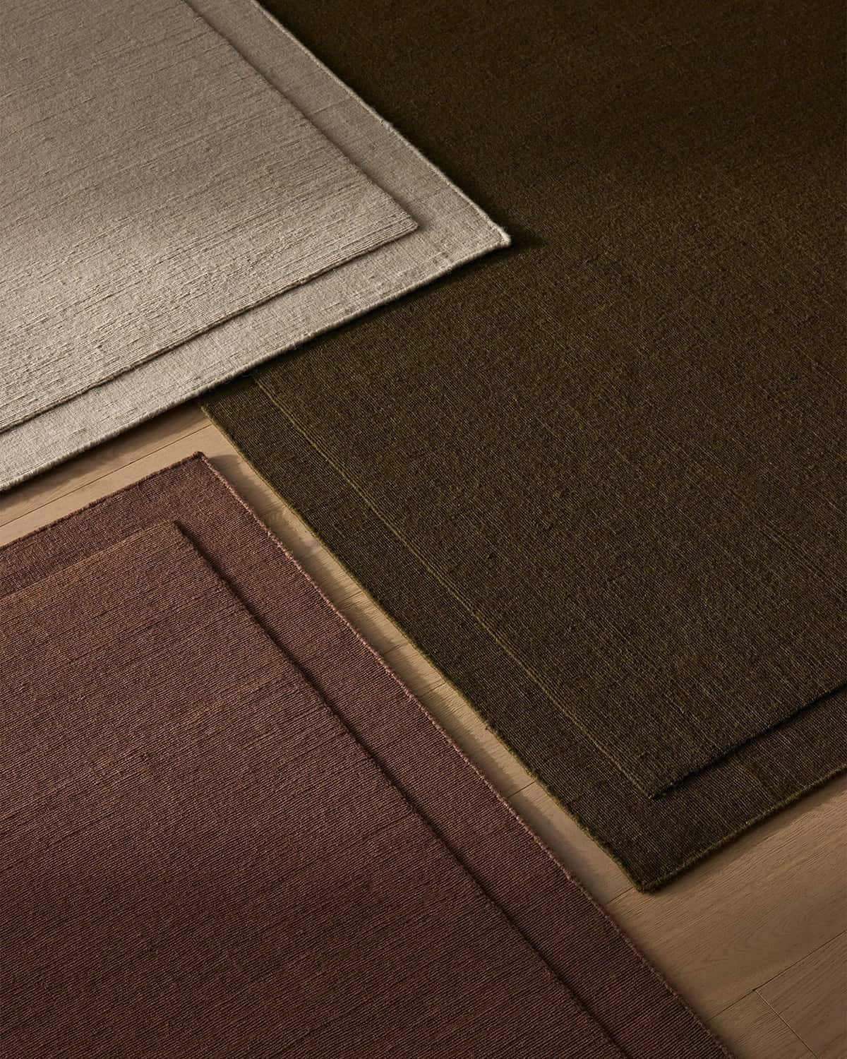 Cassio 100% Wool Floor Rug | Fog