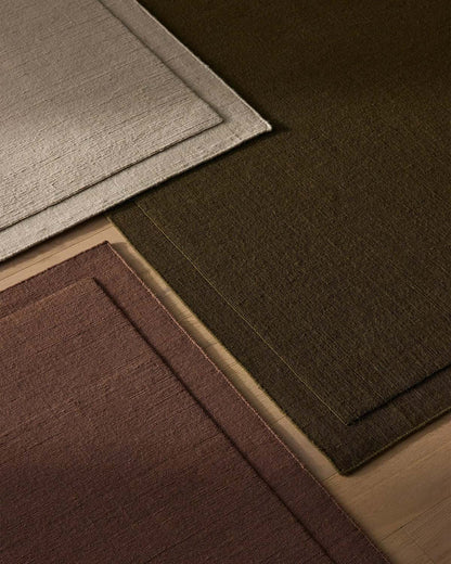 Cassio 100% Wool Floor Rug | Fog