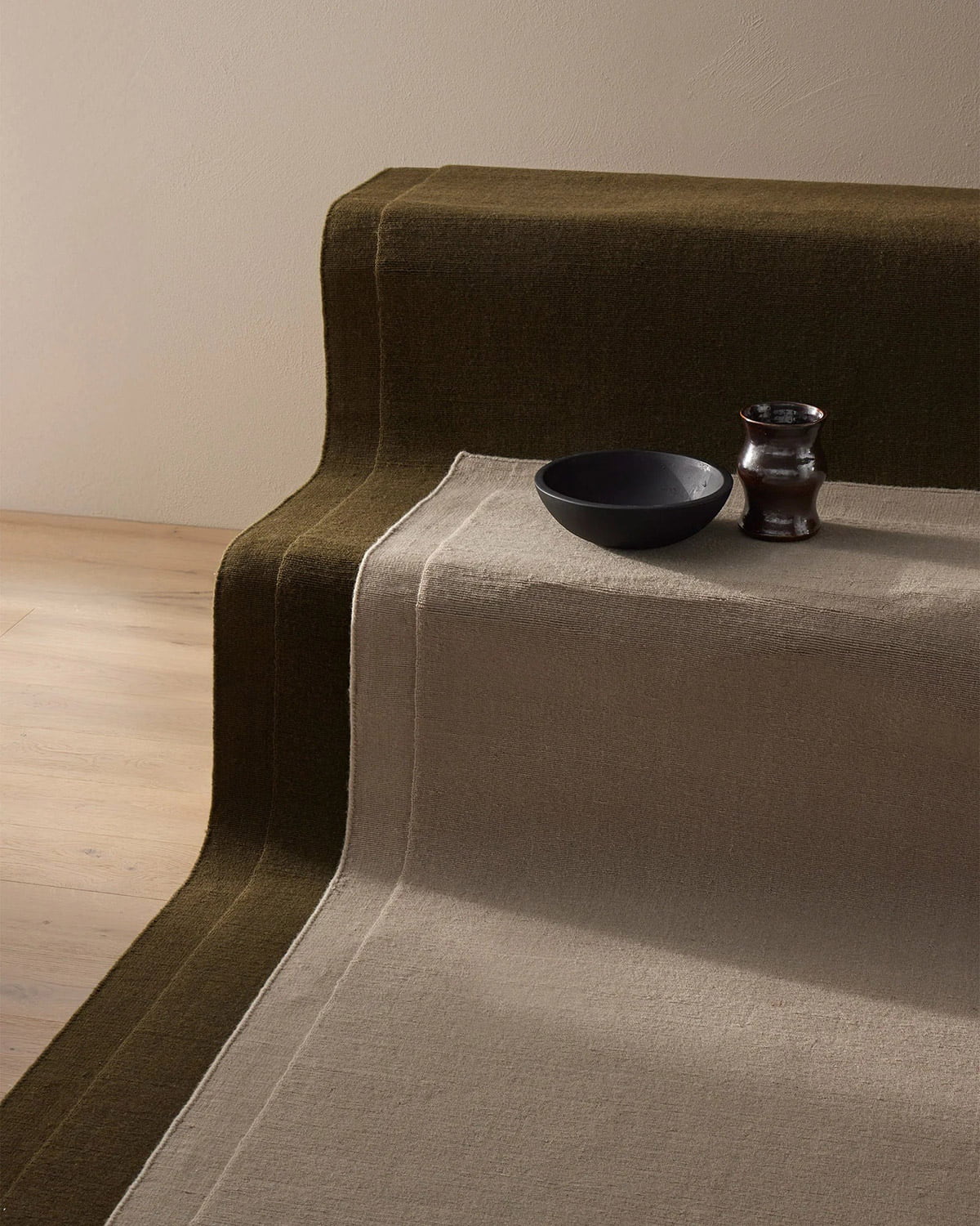 Cassio 100% Wool Floor Rug | Fog