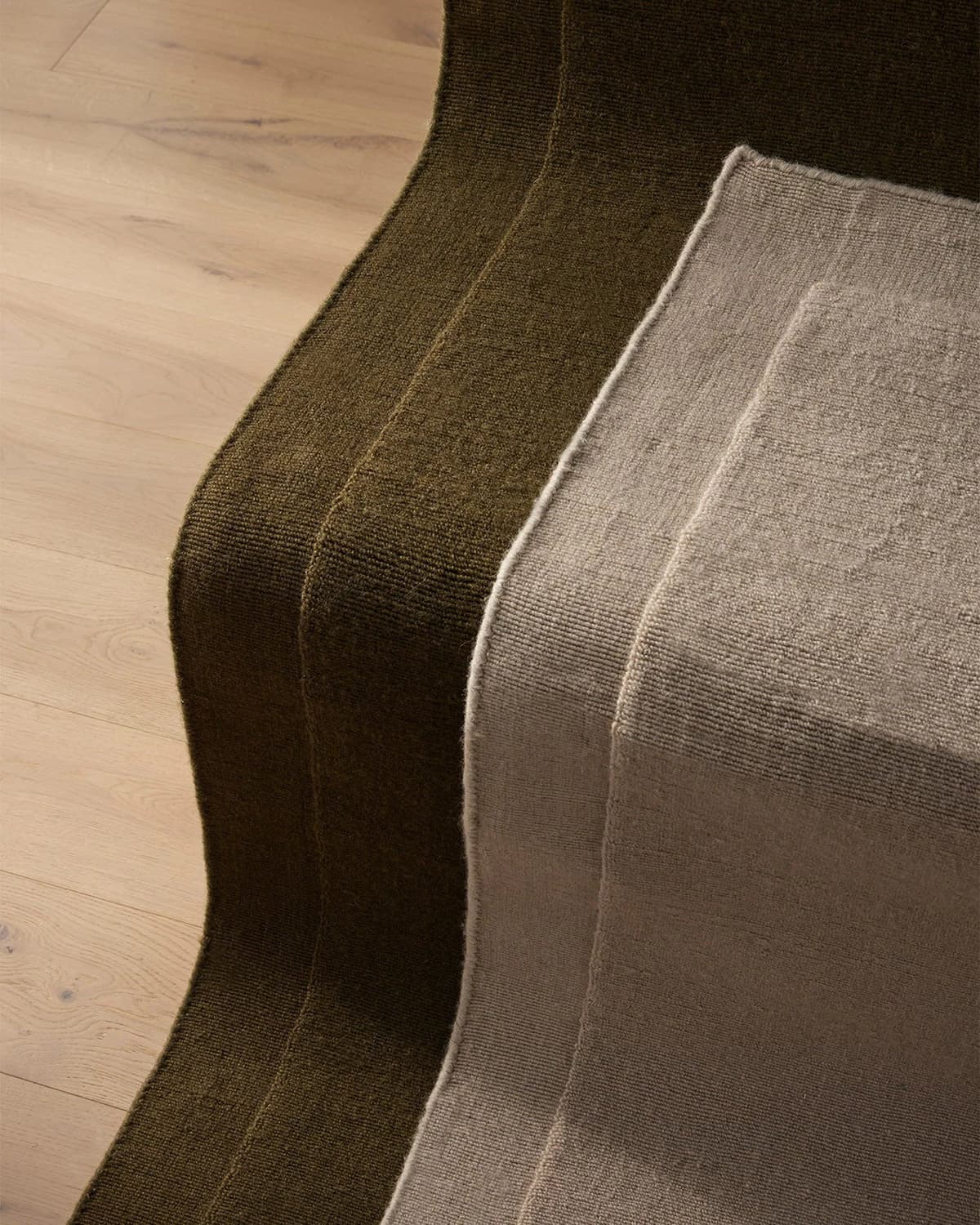 Cassio 100% Wool Floor Rug | Fog