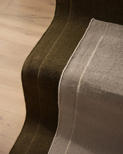 Cassio 100% Wool Floor Rug | Fog
