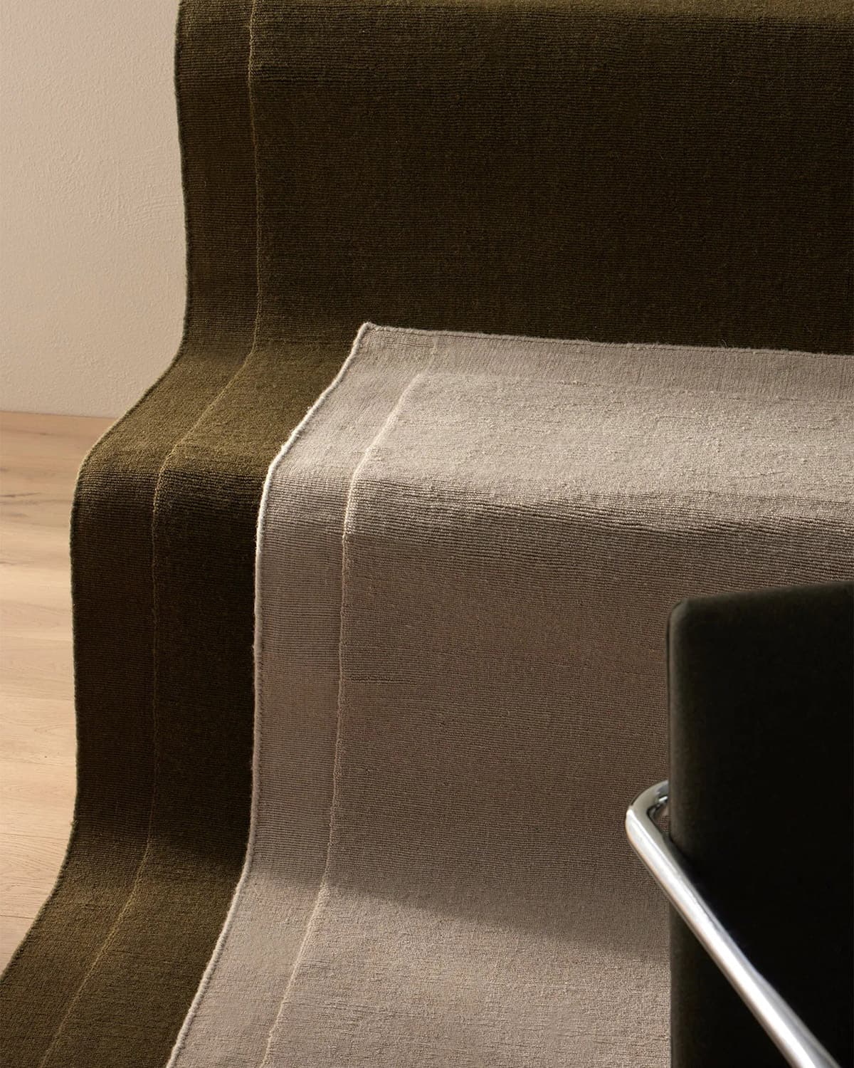 Cassio 100% Wool Floor Rug | Fog