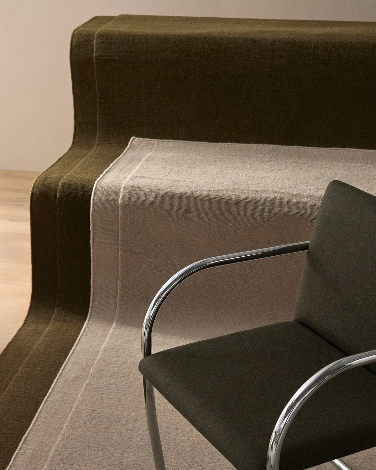Cassio 100% Wool Floor Rug | Fog