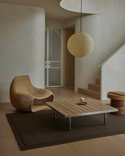 Cassio 100% Wool Floor Rug | Fudge