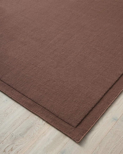 Cassio 100% Wool Floor Rug | Mulberry