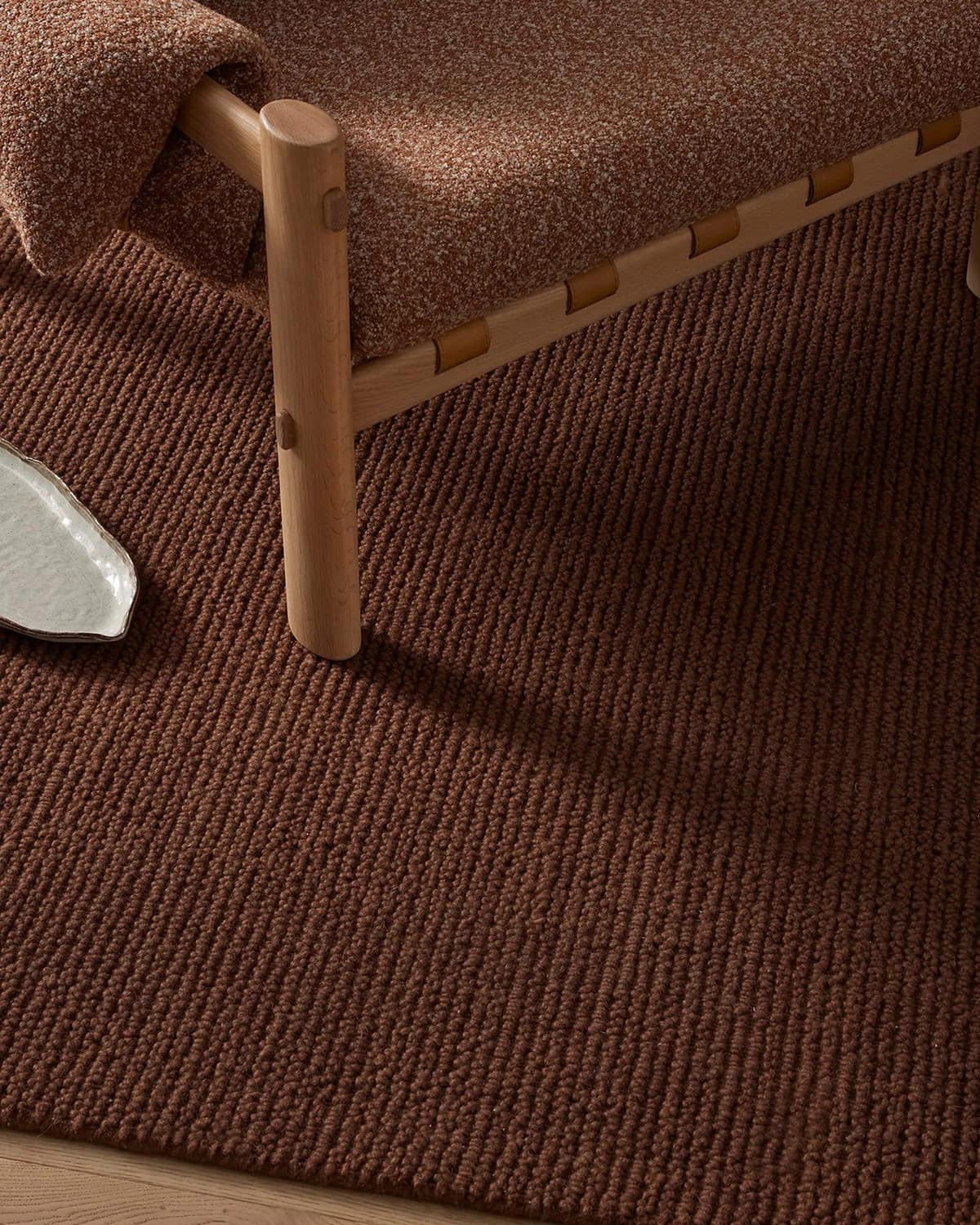 Fabien 100% Wool Floor Rug | Bark