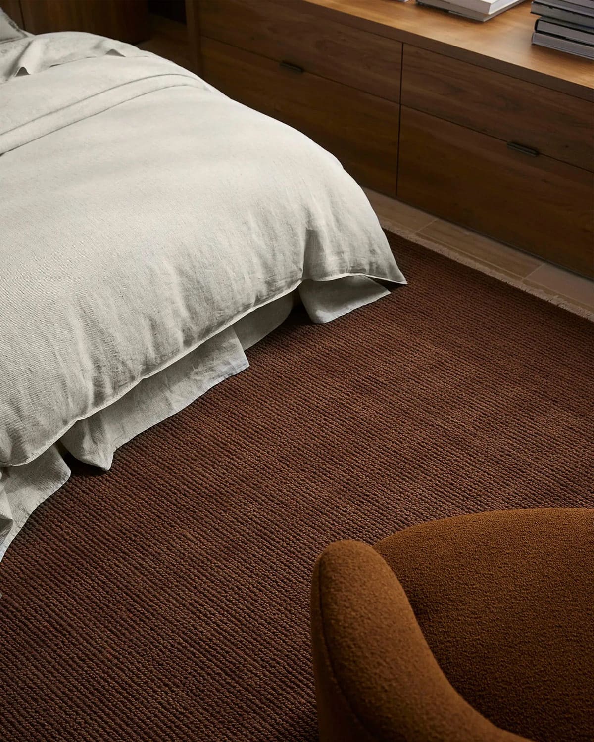 Fabien 100% Wool Floor Rug | Bark