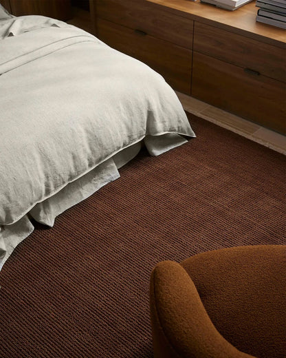 Fabien 100% Wool Floor Rug | Bark