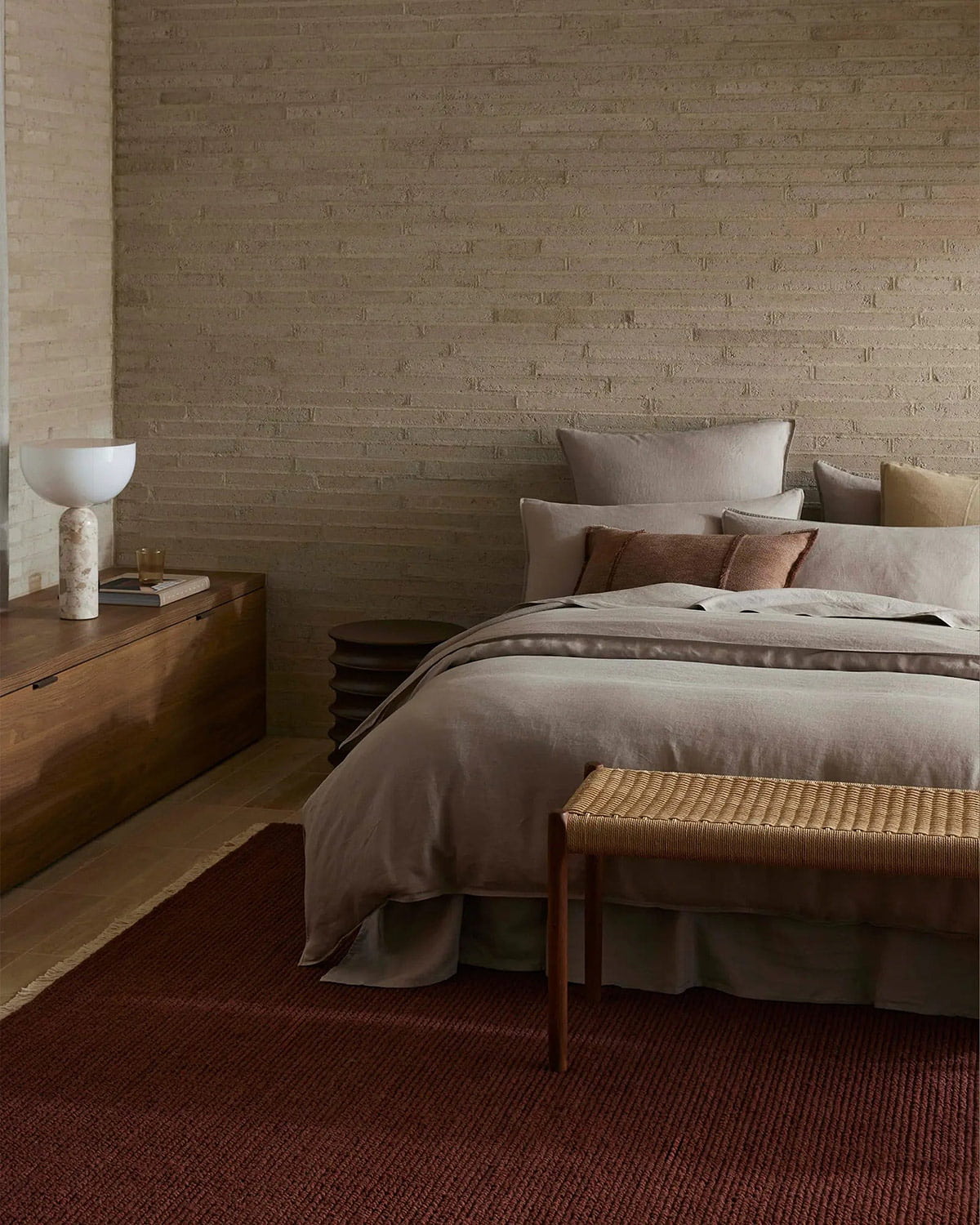Fabien 100% Wool Floor Rug | Ember