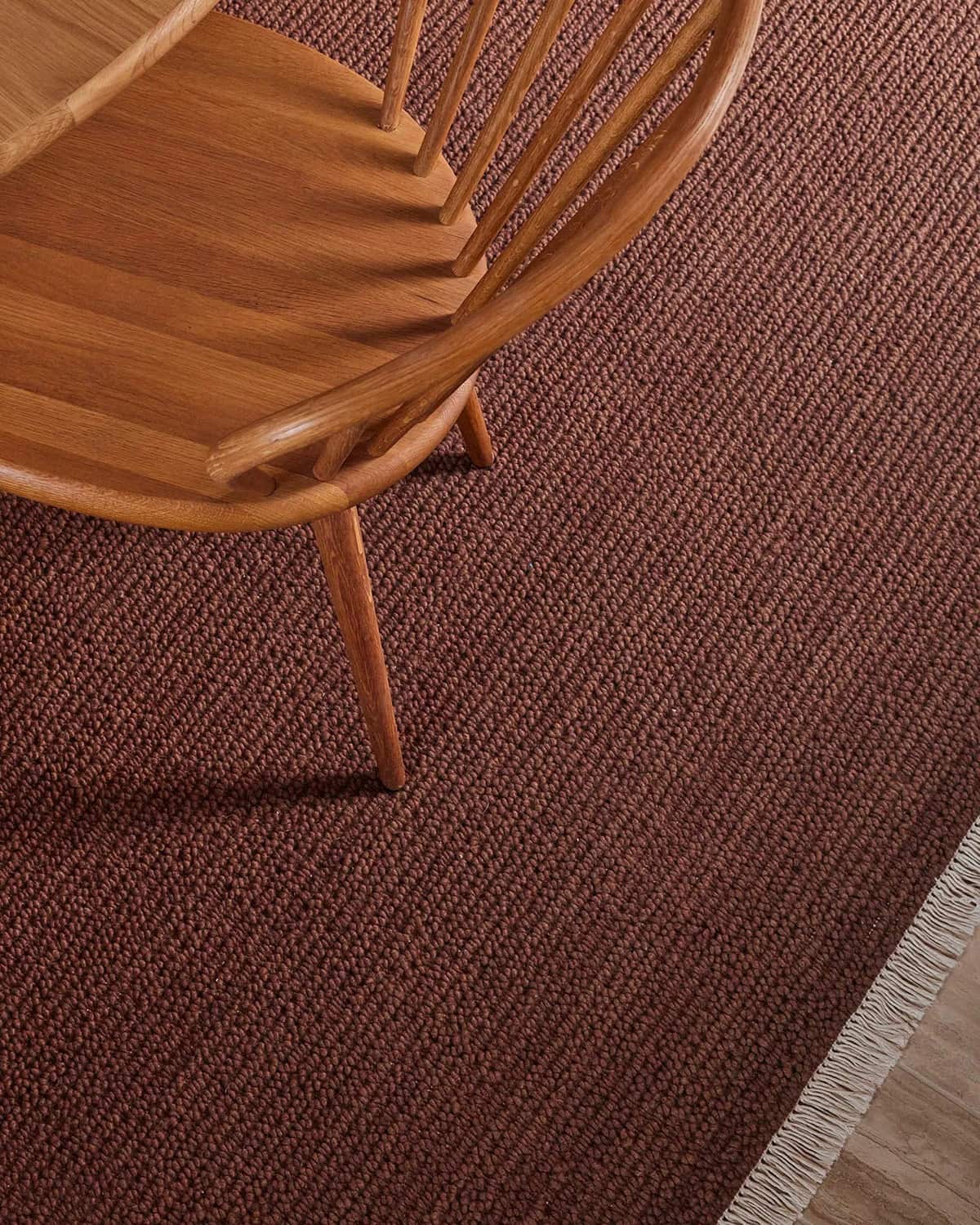 Fabien 100% Wool Floor Rug | Ember