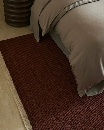 Fabien 100% Wool Floor Rug | Ember