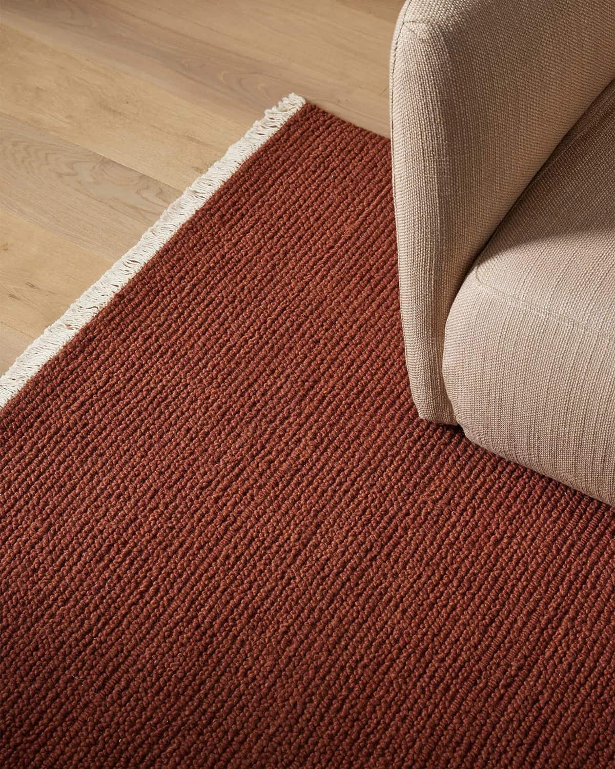 Fabien 100% Wool Floor Rug | Ember