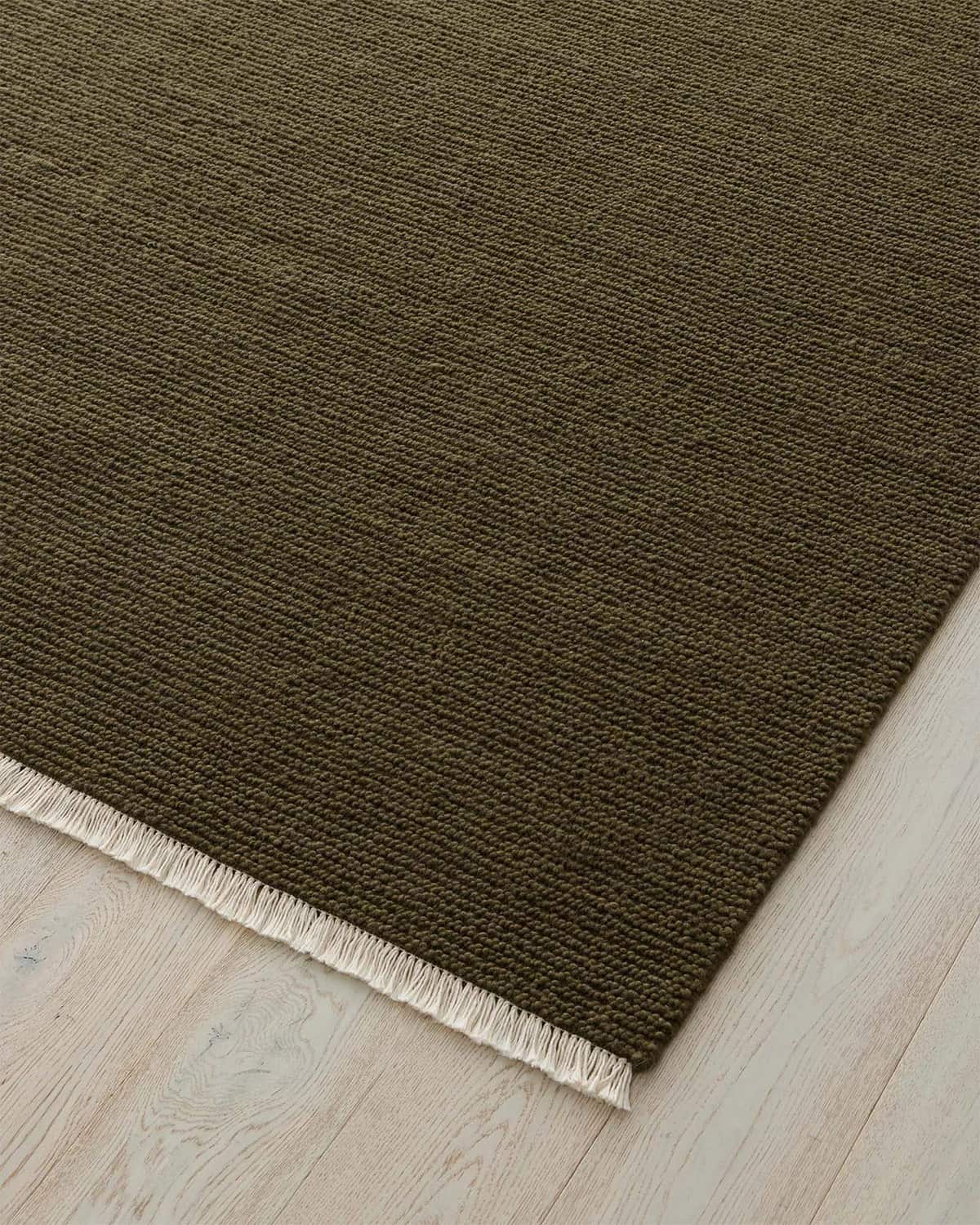 Fabien 100% Wool Floor Rug | Moss