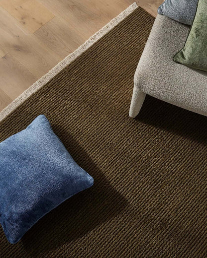 Fabien 100% Wool Floor Rug | Moss