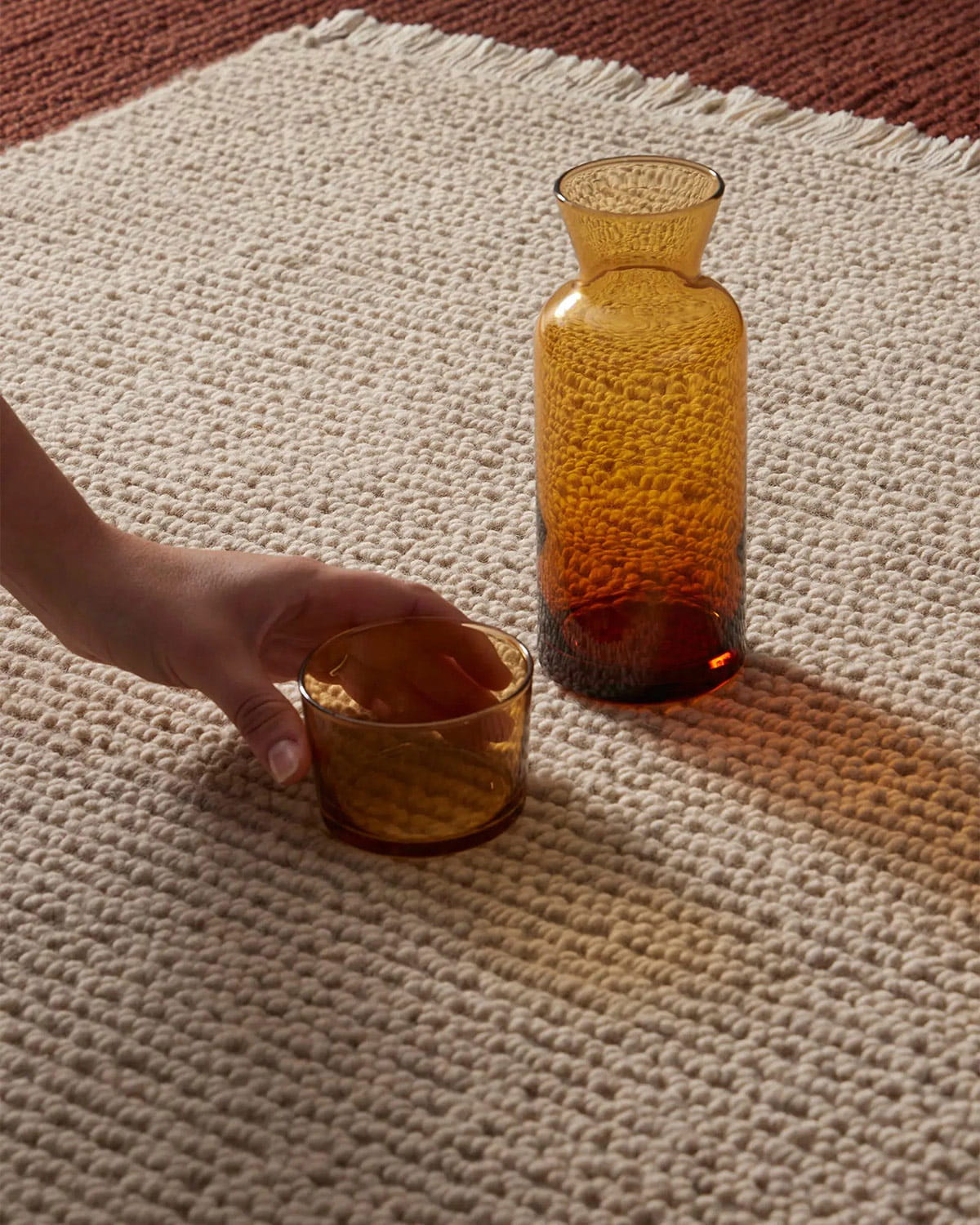 Fabien 100% Wool Floor Rug | Stone