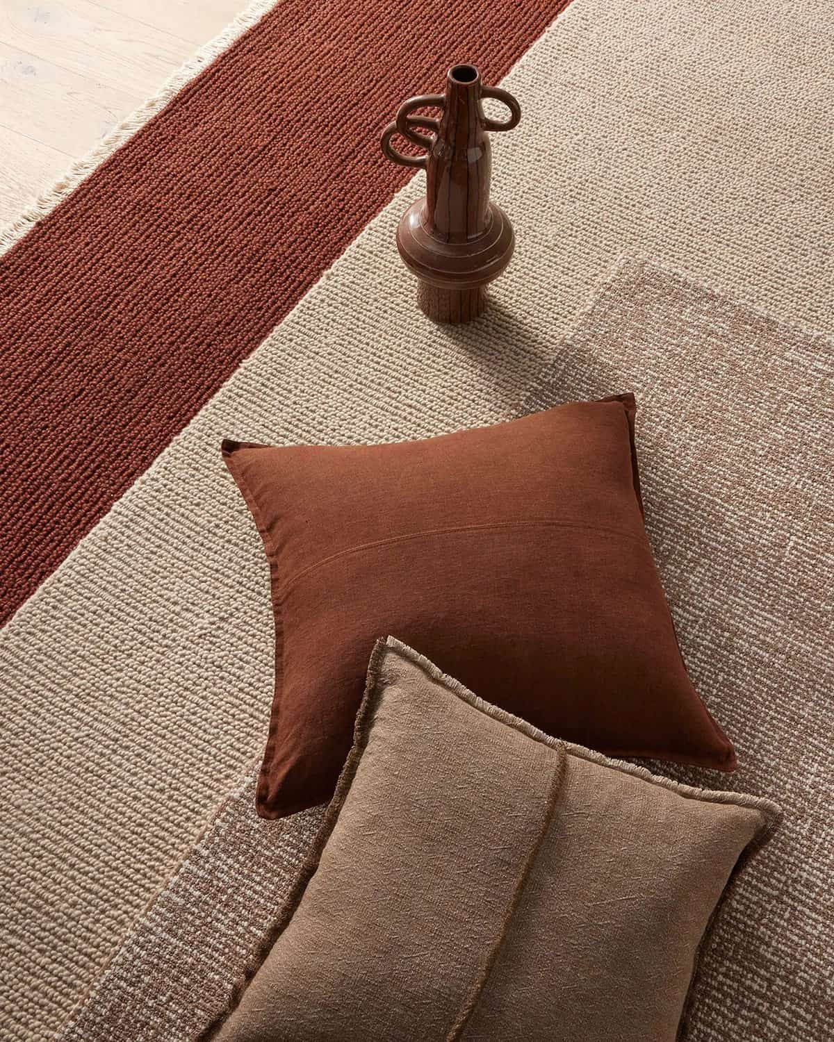 Fabien 100% Wool Floor Rug | Stone
