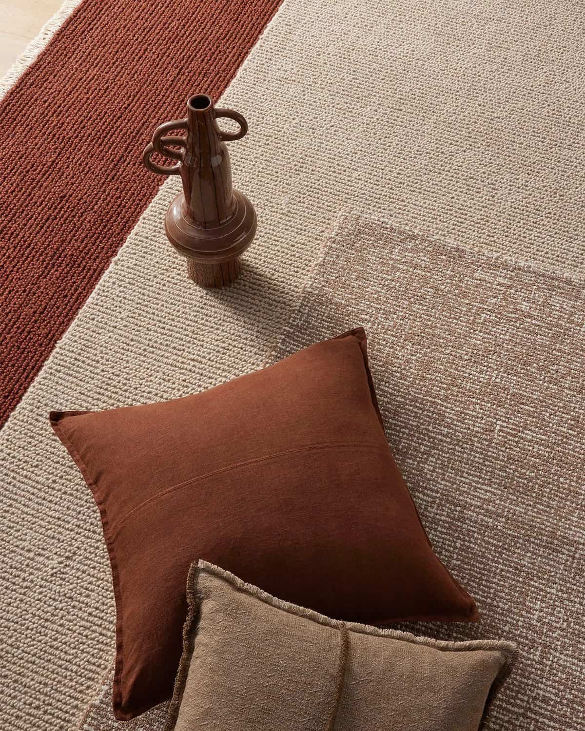 Kaia 100% NZ Wool Rug | Mocha