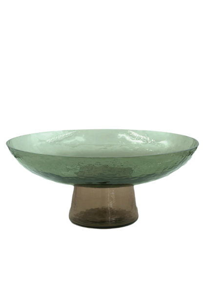 Pedestal Bowl - Fern/Bronze (Large)