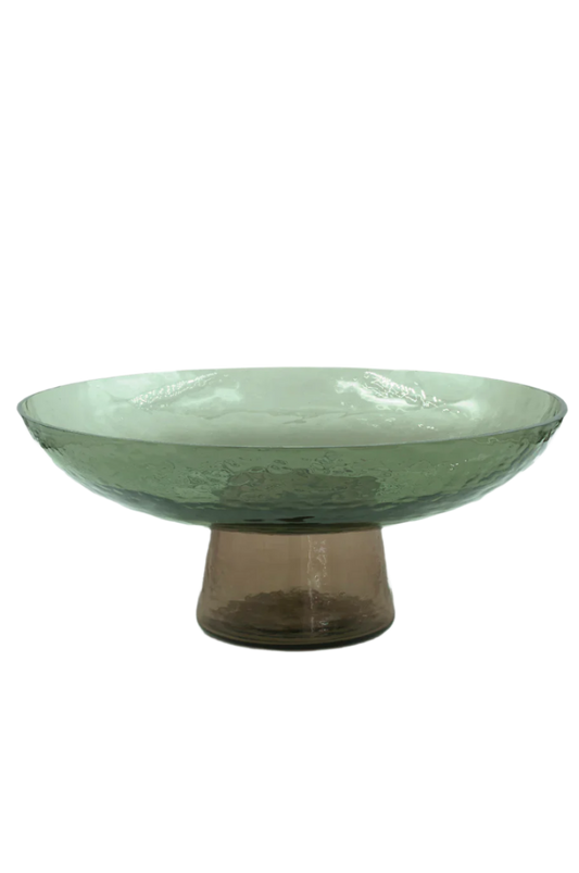 Pedestal Bowl - Fern/Bronze (Large)