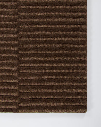 Anni NZ Wool Floor Rug | Chocolate
