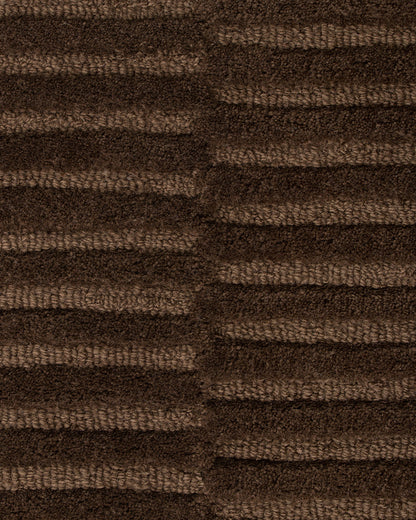 Anni NZ Wool Floor Rug | Chocolate