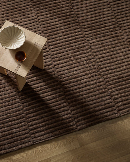 Anni NZ Wool Floor Rug | Chocolate