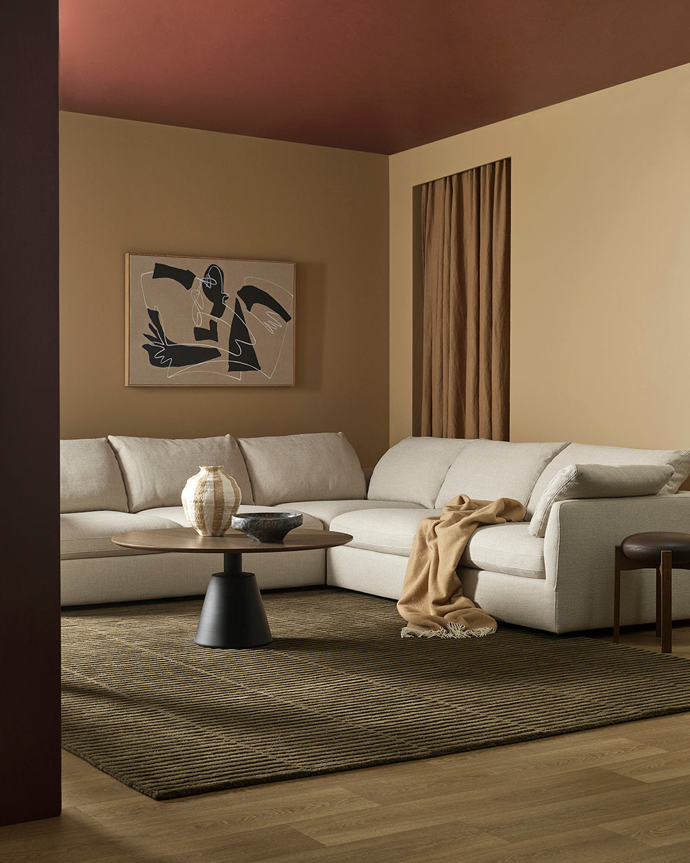 Anni NZ Wool Floor Rug | Mangrove