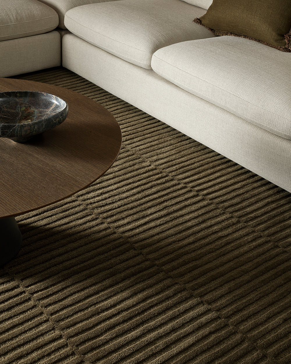Anni NZ Wool Floor Rug | Mangrove