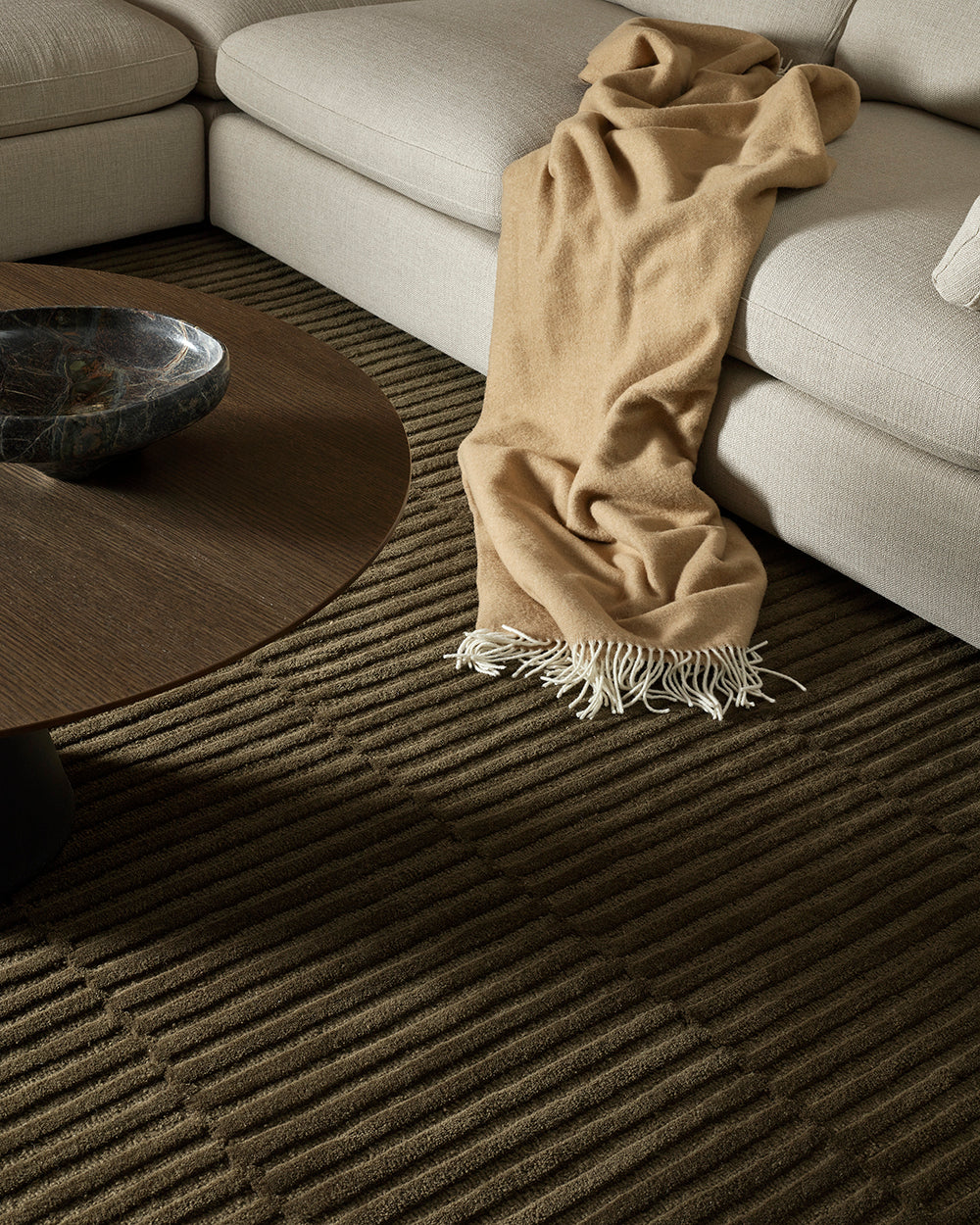 Anni NZ Wool Floor Rug | Mangrove