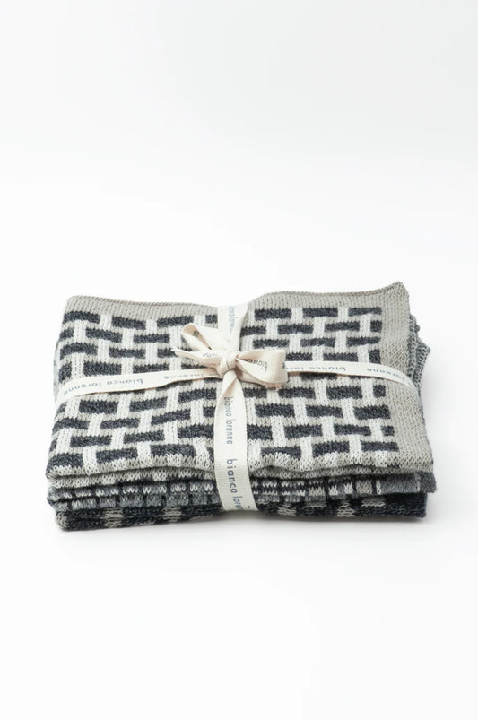 Washcloths Set of 3 | Basento Graphite