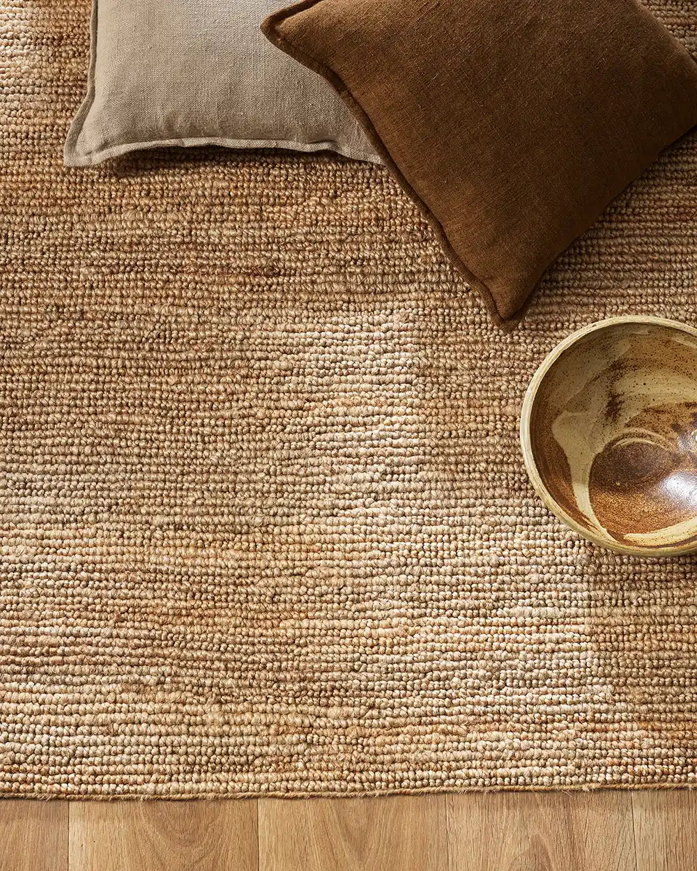 Papeete Jute Floor Rug | Natural