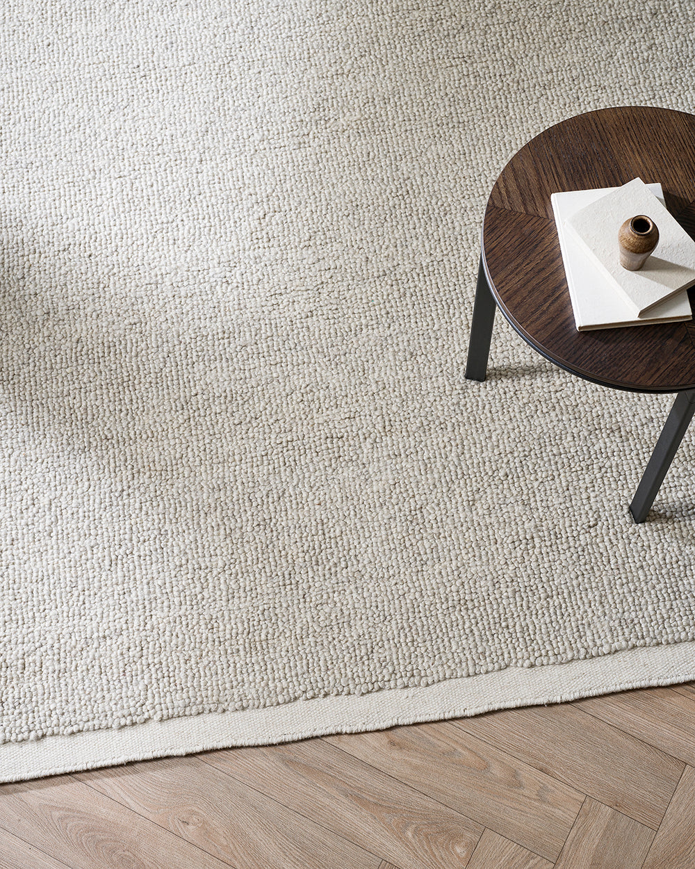 Clifton NZ Wool Floor Rug | Bone