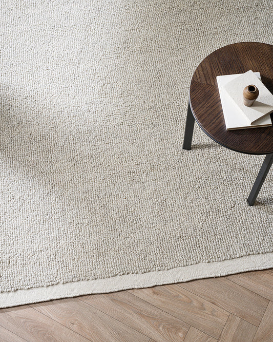 Clifton NZ Wool Floor Rug | Bone