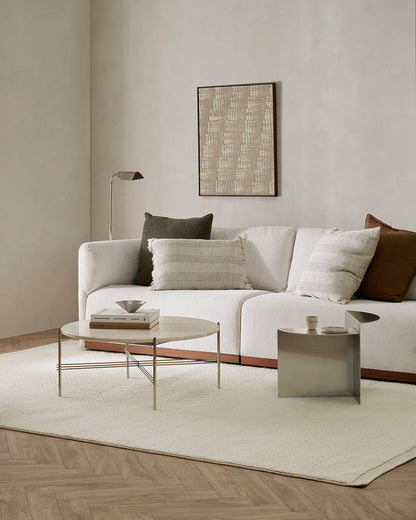 Clifton NZ Wool Floor Rug | Ivory