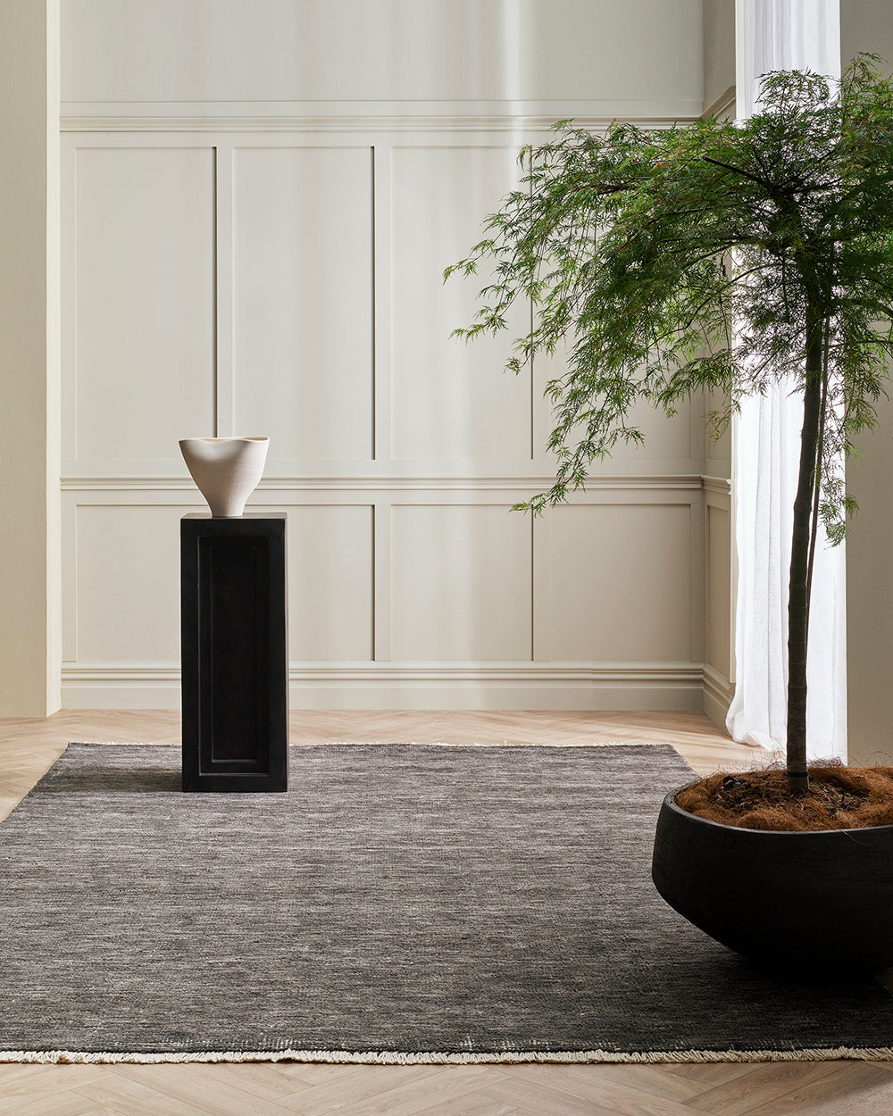 Corbett NZ Wool Floor Rug | Peat