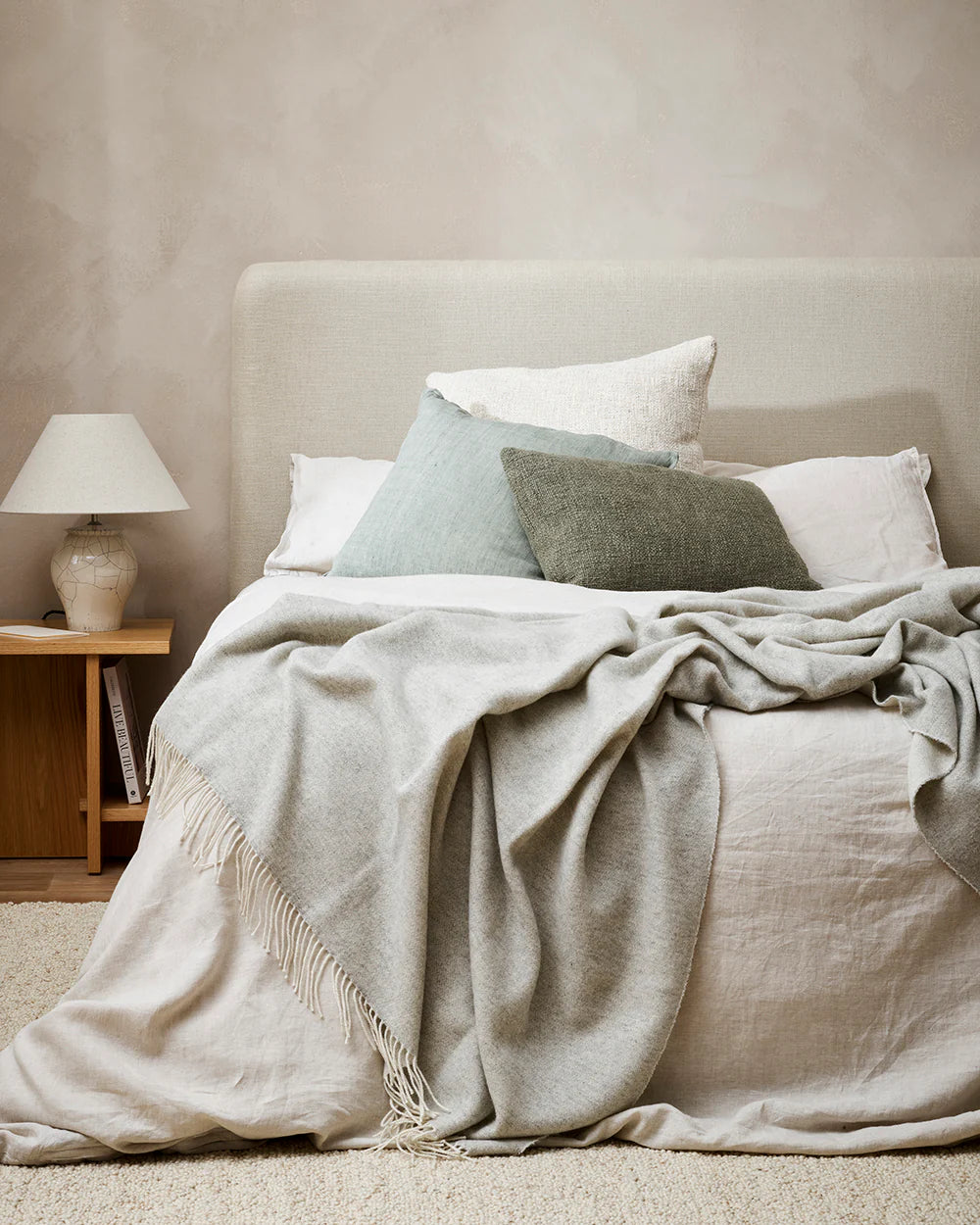 Cyprian Large Cushion | Oatmeal