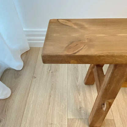 Reclaimed Wood Bench Long | Natural