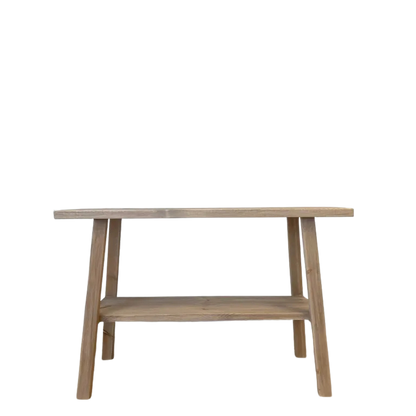 Reclaimed Wood Console Table - Natural